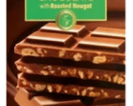 sally williams mint flavoured milk chocolate slab with roasted nougat 80g
